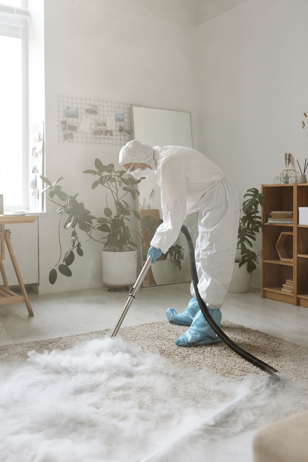 Professional steam cleaning service